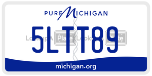 5LTT89  license plate in MI