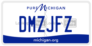 DMZJFZ  license plate in MI
