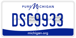 DSC9933  license plate in MI