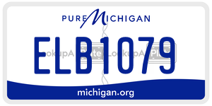 ELB1079 license plate in Michigan