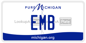 EMB  license plate in MI