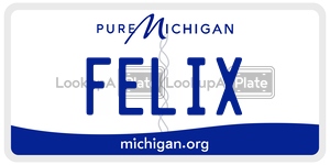 FELIX license plate in Michigan