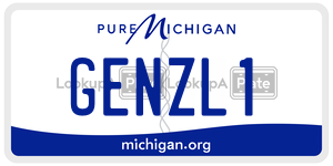 GENZL1 license plate in Michigan