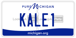 KALE1 license plate in Michigan