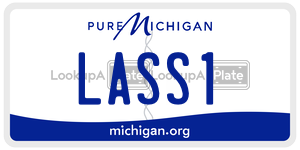 LASS1 license plate in Michigan