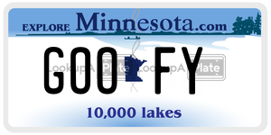 GOOFY  license plate in MN