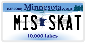 MISSKAT  license plate in MN