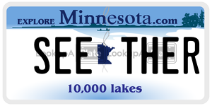 SEETHER license plate in Minnesota