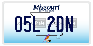 05L2DN  license plate in MO