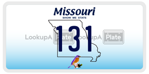 131  license plate in MO