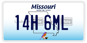 14H6ML  license plate in MO