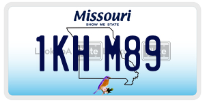1KHM89 license plate in Missouri