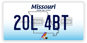 20L4BT  license plate in MO