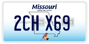 2CHX69  license plate in MO