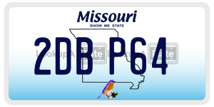 2DBP64  license plate in MO