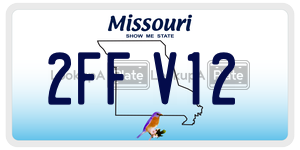 2FFV12  license plate in MO