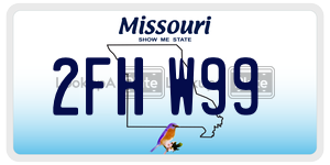 2FHW99  license plate in MO