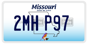 2MHP97  license plate in MO