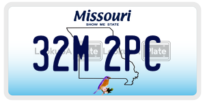 32M2PC  license plate in MO