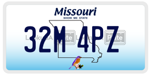 32M4PZ  license plate in MO