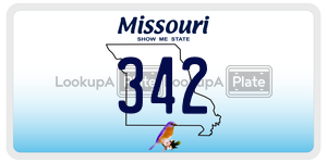 342  license plate in MO
