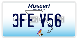 3FEV56  license plate in MO