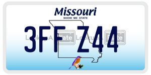 3FFZ44 license plate in Missouri