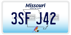 3SFJ42  license plate in MO