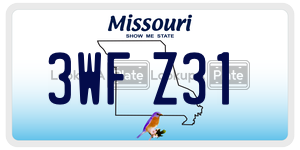 3WFZ31  license plate in MO