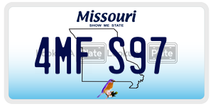 4MFS97  license plate in MO