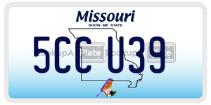 5CCU39  license plate in MO