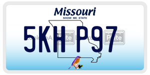5KHP97  license plate in MO