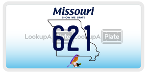 621  license plate in MO
