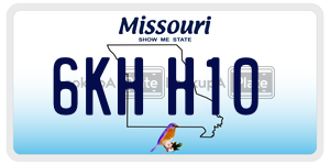 6KHH10  license plate in MO