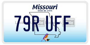 79RUFF license plate in Missouri