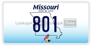 801 license plate in Missouri