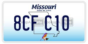 8CFC10  license plate in MO