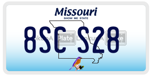 8SCS28  license plate in MO