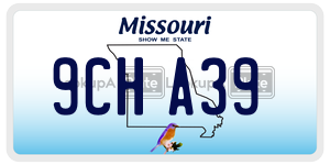 9CHA39  license plate in MO