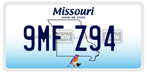 9MFZ94  license plate in MO