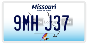 9MHJ37  license plate in MO