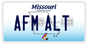 AFMALT  license plate in MO