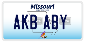 AKBABY  license plate in MO