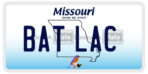 BATLAC  license plate in MO