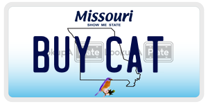 BUYCAT license plate in Missouri