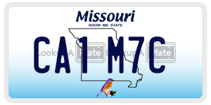 CA1M7C  license plate in MO