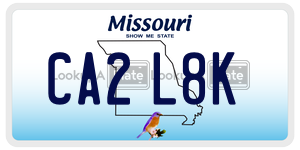 CA2L8K  license plate in MO