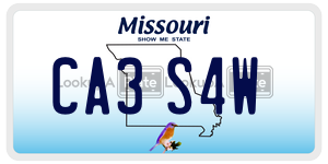 CA3S4W  license plate in MO