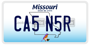 CA5N5R  license plate in MO