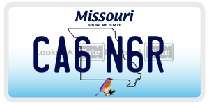 CA6N6R  license plate in MO